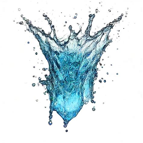 Premium Photo | A drawing of a splash of water splashing from the splash