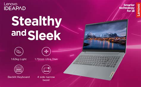Lenovo IdeaPad Slim 3 Ryzen 7 5825U 15.6" (39.6cm) FHD Thin and Light ...
