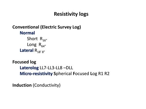 Image result for Resistivity Well-Logging