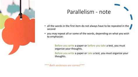 Image result for Use Parallel Structures