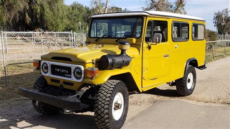 1979 Toyota Land Cruiser HJ45 With Pop Top Camper For Sale