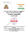 Biology for engineers - 21BE45 - VTU - Studocu