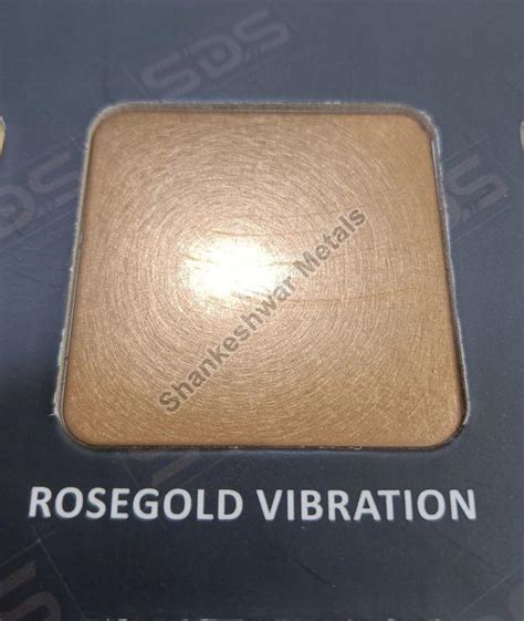 304 Rosegold Vibration Pvd Stainless Steel Sheet Supplier from Mumbai