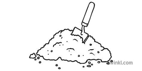 Soil Object Gardening Family Phonics EYFS Black and White RGB ...