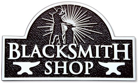 Blacksmith Shop Sign 的图像结果