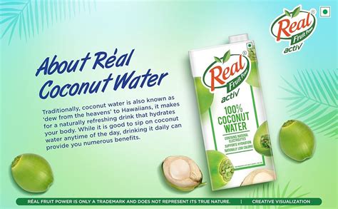 DABUR Real Activ Coconut Water Bottle, 2 x 1000 ml : Amazon.in: Grocery ...