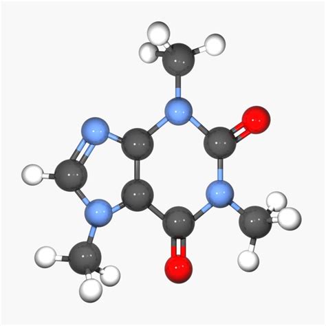 Bildergebnis für caffeine molecule