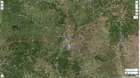 Louisville, Kentucky Map