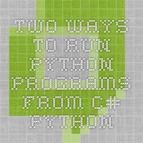 Image result for Calling Python Code From C