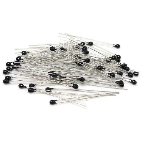 Buy NTC Thermistor FMHXG 50PCS MF52-103/3435 10K Ohm egative ...