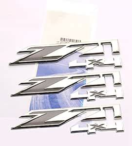 Yoaoo Set OEM Chrome Emblems for Gmc Chevy Silverado Sierra Tahoe ...
