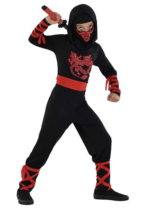 Blood Dragon Ninja Boy's Costume | Kid's Ninja Costumes