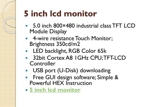 Image result for 5 Inch Monitor