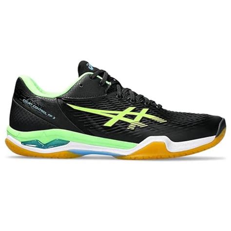 Asics COURT CONTROL FF 3 PARIS Shoes ( BLACK/LIME BURST) – Probadminton