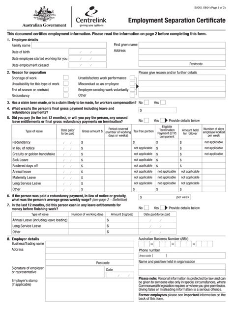 2004 Form AU SU001 Fill Online, Printable, Fillable, Blank - pdfFiller