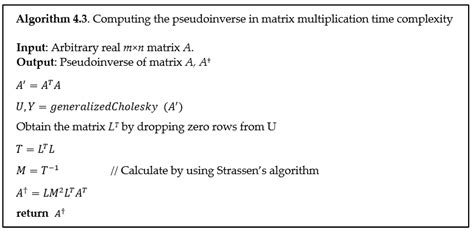Calculating the Moore–Penrose Generalized Inverse on Massively Parallel ...