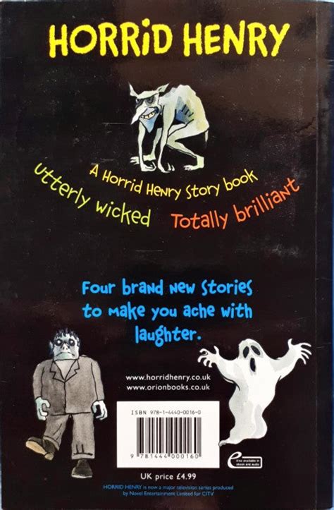 Horrid Henry's Nightmare (Glow in the dark cover page) – Books and You