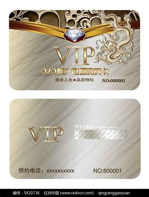 高档银色vip贵宾卡会员卡模板psd素材下载免费下载_红动中国