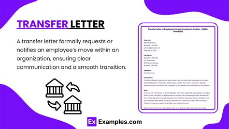 Image result for Work Transfer Letter Sample