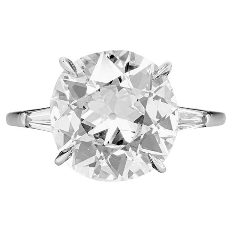 GIA Certified I Color VS1 Clarity Old European Cut Diamond Engagement ...