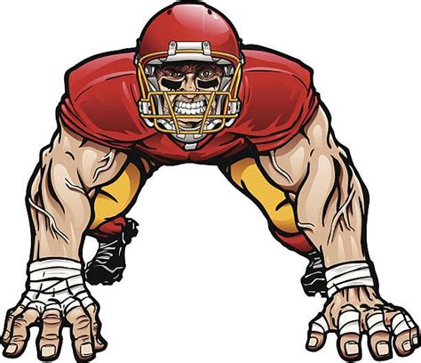 football 4 point stance