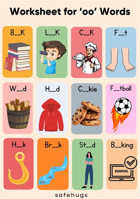 'oo' Words for Kids (with Pictures)