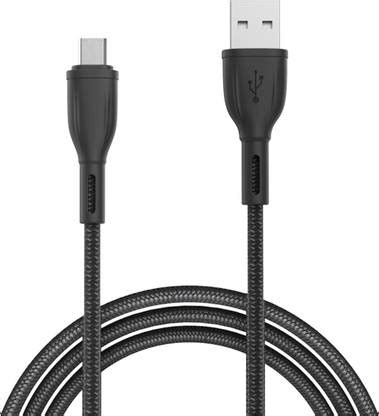 Portronics Micro USB Cable 2 A 1.2 m POR-1027 Konnect Plus Nylon ...