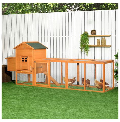 Extra Large Chicken Coop - Outdoor Hen House for 3-6 Chickens - Poultry Cage with Removable Tray ...
