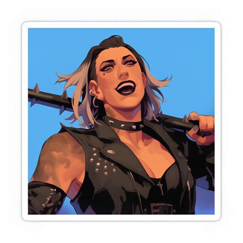 Rhea Ripley Stickers – Inkyprinty.in