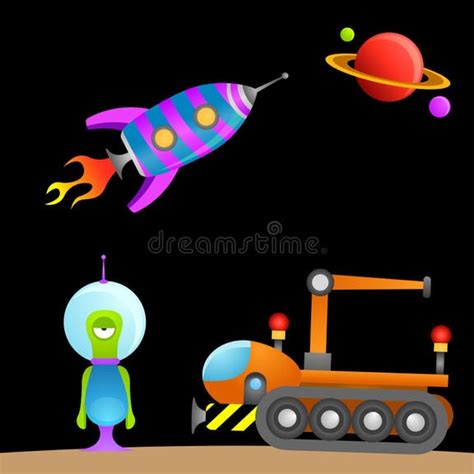 Image result for Alien with Probe Cartoon