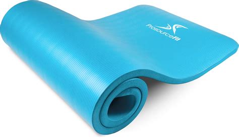 ProsourceFit 1 in Extra Thick Yoga Pilates Exercise Mat, Padded Workout ...
