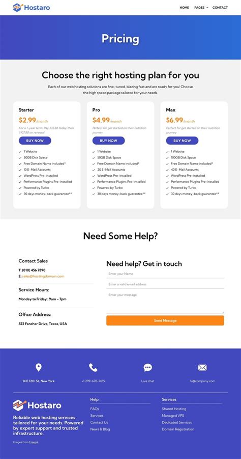 Image result for Create Hosting Plans Using HTML and CSS