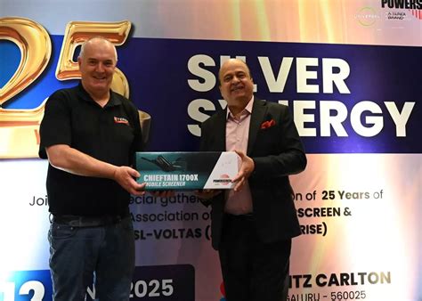 Powerscreen Marks 25 Years of Partnership with Voltas in India