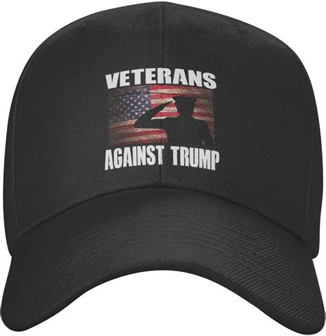 yisepola Veterans Day Anti Trump Veterans Against Trump Baseball Cap ...