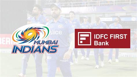 IDFC FIRST Bank Partners with Mumbai Indians as Official Banking Partner