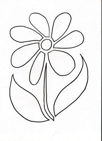 easy flower stencil designs
