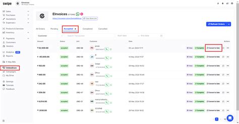How to convert accepted online store orders into sales on the web ...