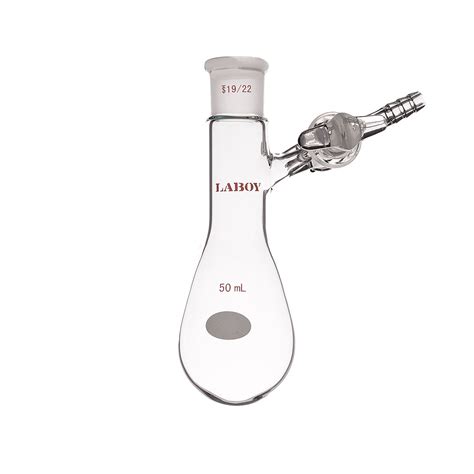 LABOY Glass 50mL Pear-Shaped Schlenk Flask Tube India | Ubuy
