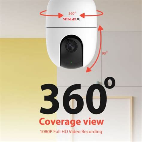 CP PLUS CP21 with 360 View, Human Detection, Motion Tracking & 2-Way ...