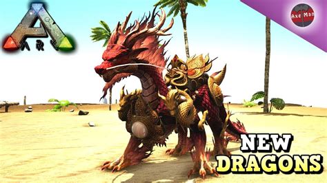 AMAZING NEW DRAGONS !! CHINESE AND ENGLISH STYLE | ARK SURVIVAL EVOLVED ...