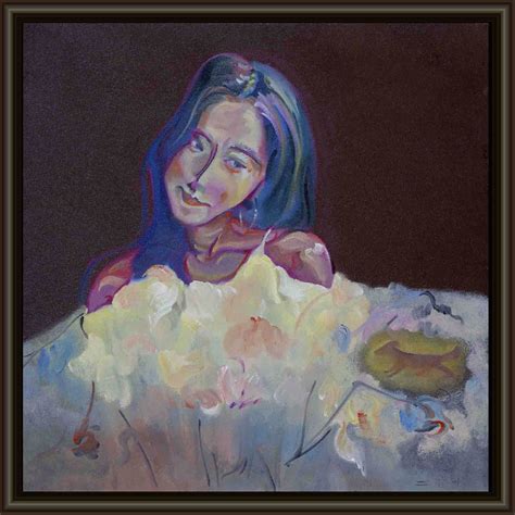 End of the Blazing Sun 5 – Colorful Abstract Floral Figurative Painting ...