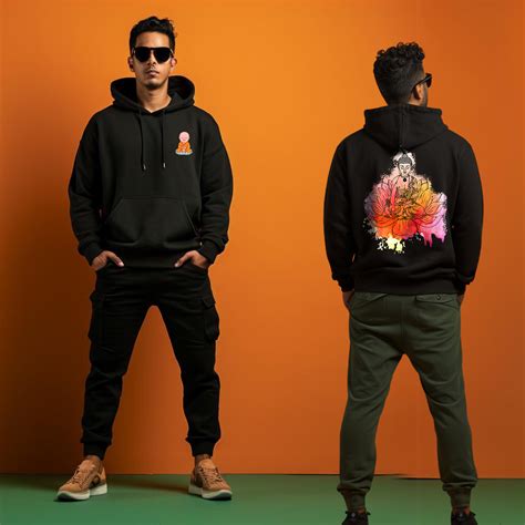 Buddha Graphic Printed Hoodie – Prabhubhakti
