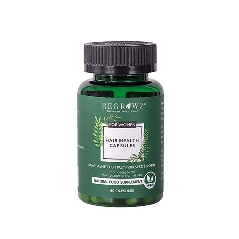 Buy Regrowz Biotin Hair Growth Supplement - Natural and Vegan ...