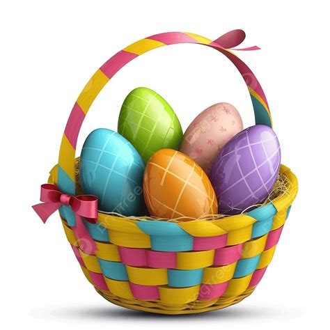 Easter Eggs Basket Decoration Bunny Egg, Easter Eggs Basket, Bunny ...