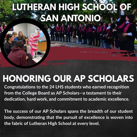 Lutheran High School Celebrates Outstanding AP Scholar Achievement ...