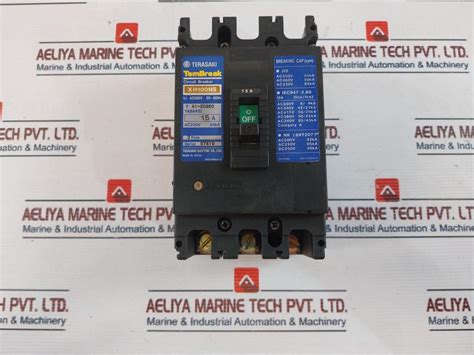 Terasaki Electric XH100NS Circuit Breaker 15A 3 Pole AC690V 50~60Hz ...
