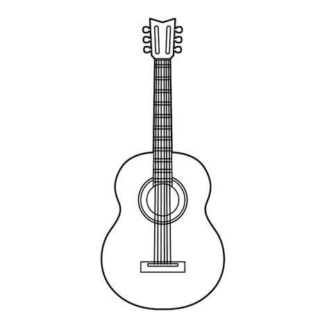 Acoustic guitar outline Vectors - Download Free High-Quality Vectors ...