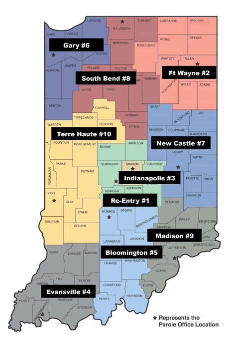 IDOC: Parole Districts