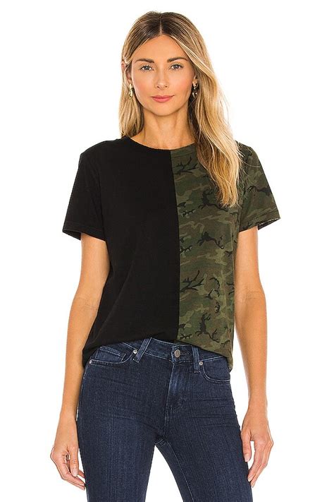 n:philanthropy Murphy Tee in Black & Camo | REVOLVE