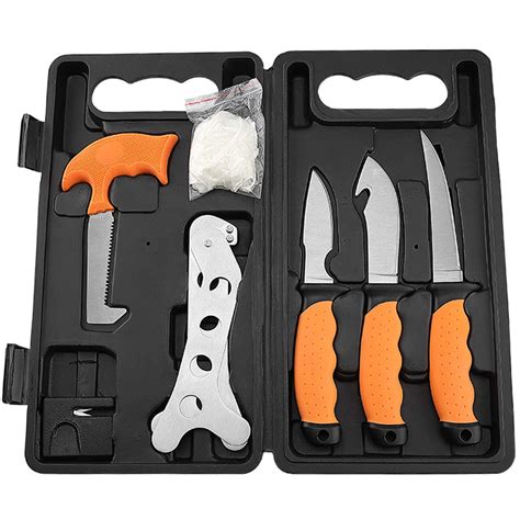 8 Pieces Game Processing Hunting Knife Set - New View Hunting